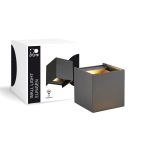 D'Lite Luce Da Parete Elingen Aluminium Nero Up & Down 4.9W 480lm - 830 Luce Calda -  | IP65