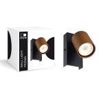 D'Lite Luce Da Parete Prisma Metallo Rame | IP20 - Adatto per 1x GU10