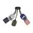 Ledvance Decor Felt Weaving Cans Soffitto Multicolore | Adatto per 5X E14