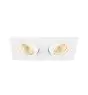 SLV New Tria 155 Faretti Aluminium Bianca Piazza 13.6W 610lm 38D - 927 Bianco Molto Caldo | Miglior Resa Cromatica - Dimmerabile 